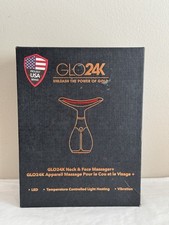 GLO24K Red Light Beauty Device Face Neck Triple Action LED New Unsealed Box picture