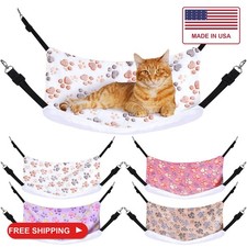 Geelin 4 Pcs Cat Hammock Hanging for Cage Bed, Paw, 16 x 20 Inch picture