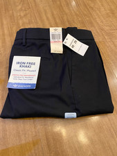 Dockers Mens Khaki Pants New 40 x 29 Classic Fit Black picture