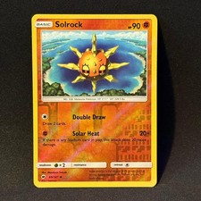 Solrock 69/147 Uncommon Burning Shadows Pokemon Reverse Holo Near Mint picture