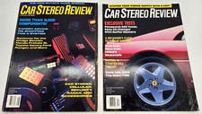 Car Stereo Review Magazine Lot of 2 -  1992 Buyer's Guide Special - 1993 Nov/Dec picture