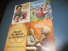 (21) Jehovah's Witness 32 Page Brochures-See Pictures Excellent to VG condition picture