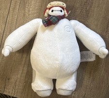 Disney Store Big Hero 6 Baymax Plush  With Hat And Scarf Excellent Condition picture