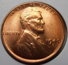 1940 D Lincoln Cent - BU, ONE of several very nice coins available picture