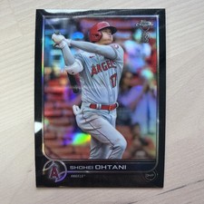 Shohei Ohtani 2022 Topps Chrome Ben Baller Black Retractor #1 picture