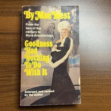 Mae West Paperback Book Goodness Had Nothing to Do with It 1970 Nice picture