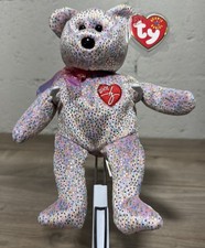 TY Beanie Baby - 2001 SIGNATURE BEAR New Stuffed Animal Toy  picture