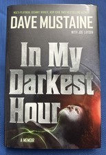 Dave Mustaine SIGNED Book In My Darkest Hour 1st EDITION HARDCOVER Megadeth picture