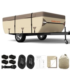 Umbrauto Pop Up Camper Cover for 14'-16' Folding Tent Trailer - Upgraded picture