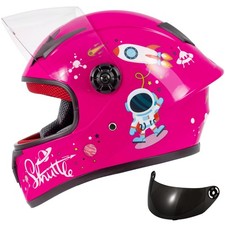 DOT Approved Kids Youth Full Face Motorcycle Helmet, Lightweight | Includes C... picture