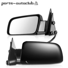 Power Pair Side View Exterior Mirrors For GMC 88-98 C/K 1500 Tahoe Yukon Pickup picture
