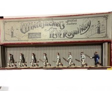 W.Britain #80 Whitejackets From H.R. Royal Navy Beautiful Set (8 Figures)  picture