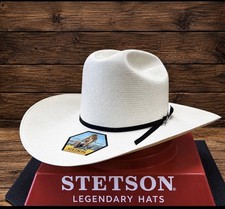 STETSON Rancher 100X Premier Straw Cowboy HAT-BRIM  4    - MADE IN USA. picture