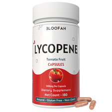 Bloofah Lycopene Tomato Fruit Powder Capsules 500mg | 180 Count | Clean Label picture