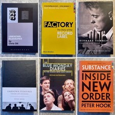 New Order • Joy Division PB/HC Lot Of 6 Imports First Editions picture