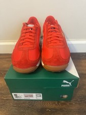 Puma Easy Rider Vintage Mens Red Suede Lifestyle Sneakers Shoes picture