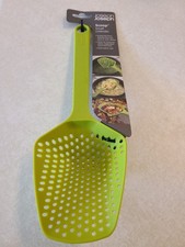 NEW Joseph Joseph Scoop Colander Strainer Slotted Spoon, Pasta, Large, Green  picture