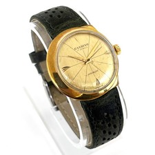 Vintage 1960s Candino Swiss Watch 33mm Asymmetric Case 17J Manual ETA 2390 Runs picture