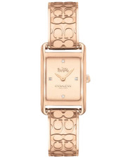 COACH ALLIE 14503382 ROSE GOLD LOGO DIAL STAINLESS STEEL BANGLE WOMEN'S WATCH picture
