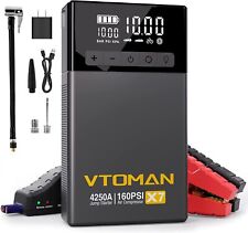 🔥VTOMAN X7 Jump Starter With Air Compressor 4250A Battery Charger Emergency picture
