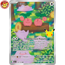 Ditto MA6 150/130 AR IR 30th Celebration Pokemon TCG Indonesia picture