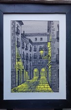 RARE MARTIN HIDALGO PAINTING - SIGNED AND DATED 69 - 21 1/2