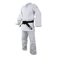 IJF Champion 3 Slim Fit with Gold Logo Judo Gi by Adidas (White or Blue) picture