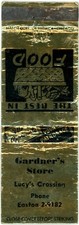 Gardner's Store Lucy's Crossing Vintage Matchbook Cover 1940s-60s Food picture