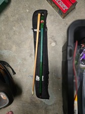 Vintage Budweiser Pool Cue Stick 2 Piece W/ Bag Nice picture