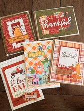 Greeting Cards, Lot Of 5, Thanksgiving Greeting Cards LOT Of 5 picture