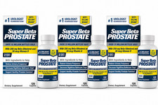3-PACK-Men's Health SUPER BETA PROSTATE Support Supplement 250 mg- 120  picture