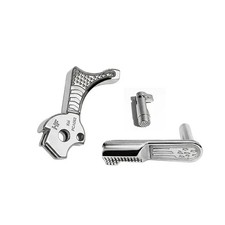 1911 Component Upgrade Set – Bright Nckel-Plated Hammer, Slide Stop, Mag Release picture