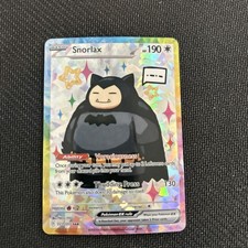 Pokemon Batman Snorlax Special Doujin Art Starry Holo Card picture