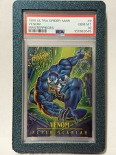 1995 Fleer Ultra Spider-Man Masterpieces Venom PSA 10 picture