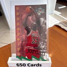 Michael Jordan Fleer 1995-96 NBA Jam Session Connection Die-Cut picture