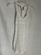 VTG Victoria’s Secret The Lacie White Lace Chemise/slip Nightgown S/P Y2K 2011 picture