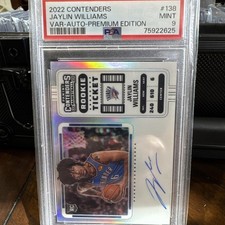 2022-23 Panini Contenders - Rookie Ticket Autograph Jaylin Williams (AU, RC) picture