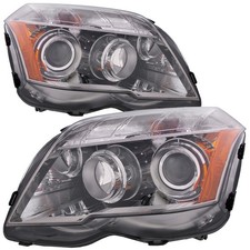 Mercedes GLK 300 350 2010-2012 Headlight Set Halogen w/ Performance Lens picture