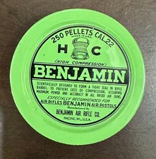 Vintage NOS Benjamin .22 Cal 250 Count Full Pellet Tin picture
