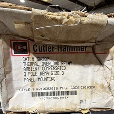 Cutler-Hammer BA33P Thermal Overload Relay Ambient Compensated 3 Pole Panel picture