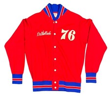 Vintage 1974 - 1977 Philadelphia 76ers Warm Up Wilson Brand Jacket Early Sixers picture