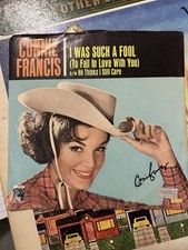 Connie Francis Autographed 45 Record With Coa picture