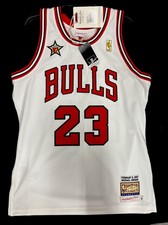 Mitchell & Ness 1997 Chicago Bulls Michael Jordan All Star Jersey 44 LG New Tags picture