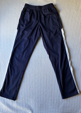 Augusta Sportswear Blue And White Athletic Joggers M Elastic Waist w/Drawstring picture