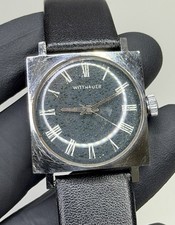 1960’s Wittnauer Longines Art Deco Mechanical Patina Dial Men’s Vintage Watch picture