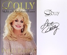 Dolly Parton SIGNED My Life and Other Unfinished Business First Edition picture