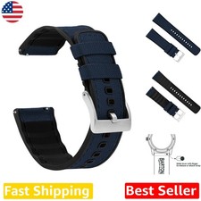 Durable Watch Strap: Cordura Nylon & Silicone, Water-Resistant, Quick Release picture