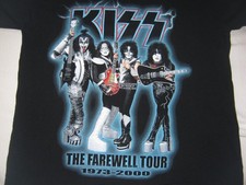 KISS FAREWELL TOUR T SHIRT 1973 2000 SIZE XL 48 NEWvintage kiss  concert shirt picture