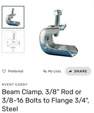 (QTY 15) nVent Caddy BC400 Beam Clamps NEW picture