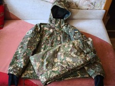 Ultra RARE KHYZHAK Camo Tactical Suit 50 M Genuine Winter PREDATOR Set Ukrainian picture